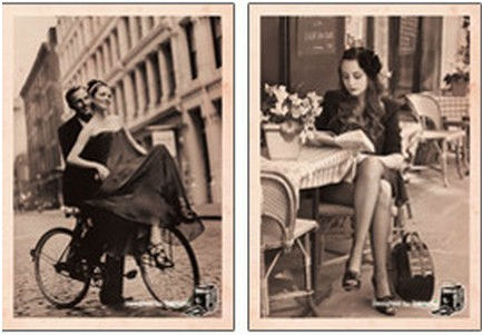 Vecchie cartoline di San Valentino