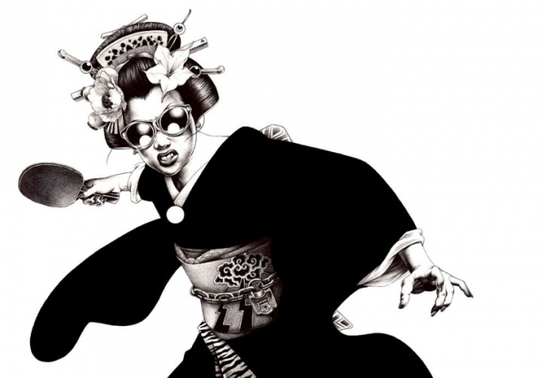 Opera dell'illustratore giapponese Shohei Otomo, in arte Hakuchi