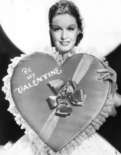 Foto vintage di attrici di Hollywood in posa per San Valentino