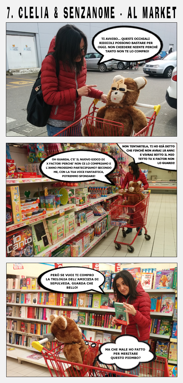7. Clelia e SenzaNome - Al market