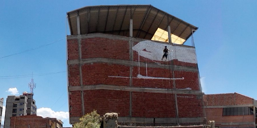 Blu - Nuovo murale in Bolivia
