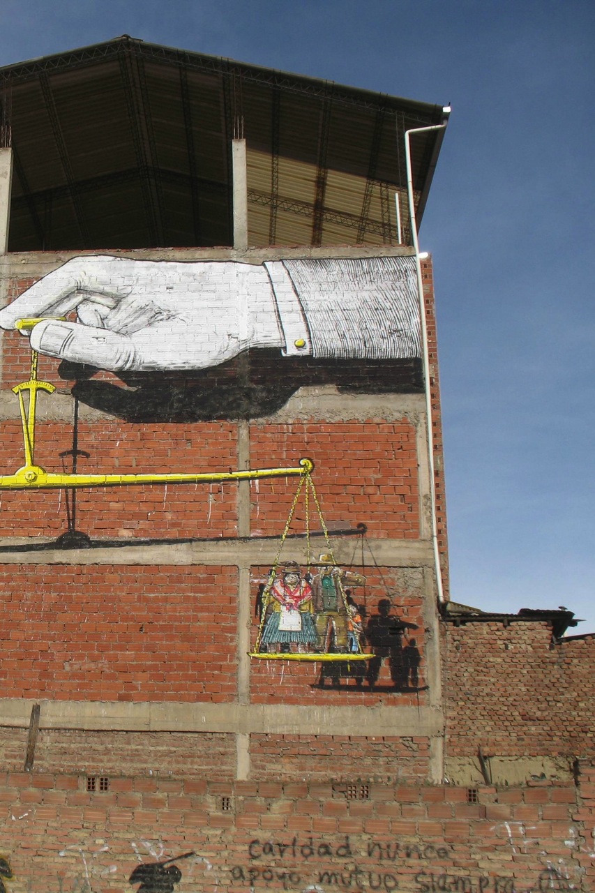 Blu - Nuovo murale in Bolivia