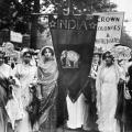 Gruppo di suffragette indiane a Londra 1911