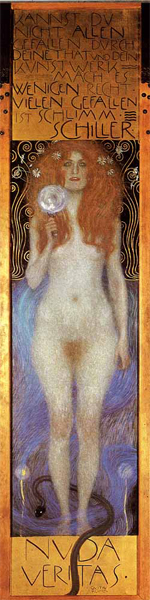 Gustav Klimt - Nuda Veritas, 1899