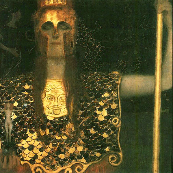 Gustav Klimt - Pallas Athenet, 1898