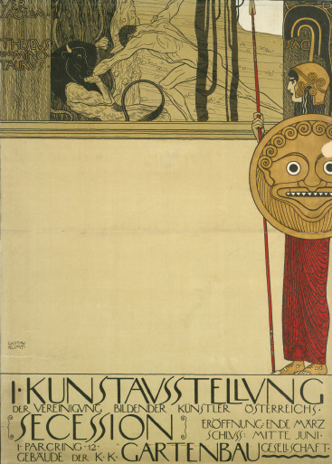 Gustav Klimt - Poster per la prima mostra della Secessione (Teseo e Minotauro), 1898