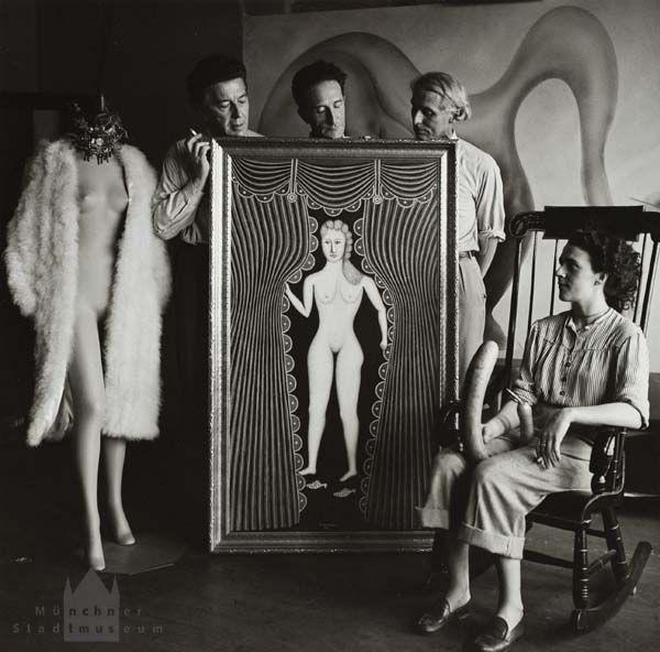 Hermann Landshoff - Leonora Carrington, Ernst, Duchamp, Breton, NY 1942