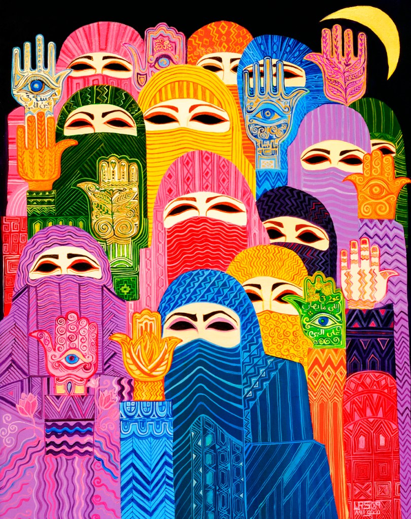 Laila Shawa - Hands of Fatima, 1989 Laila Shawa - Hands of Fatima, 1989