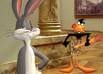 Looney Tunes Funny Paintings Scene