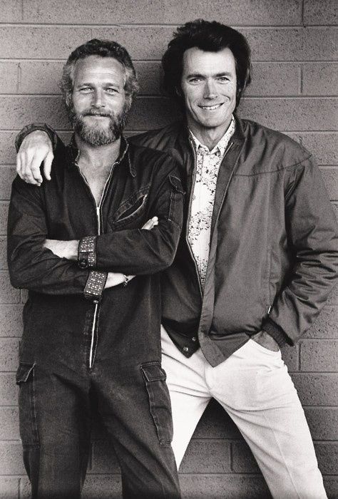 Paul Newman e Clint Eastwood