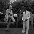 Il presidente Ford fa vedere cosa sa fare a Pelé