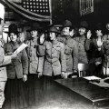 Alcune delle prime donne che giurarono nella US Marine Corps. [Agosto 1918]