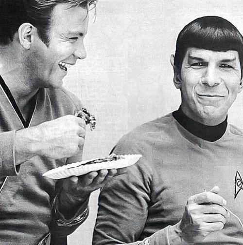 William Shatner e Leonard Nimoy 1968