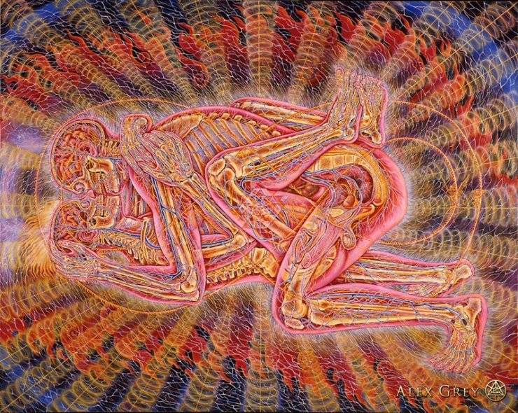 L'arte psichedelica dell'artista statunitense Alex Grey
