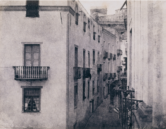 Édouard Delessert - Cagliari, una via, 1854