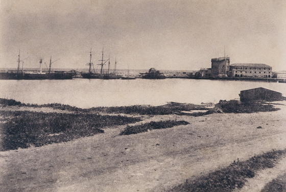 Édouard Delessert - Porto Torres, vista del porto, 1854