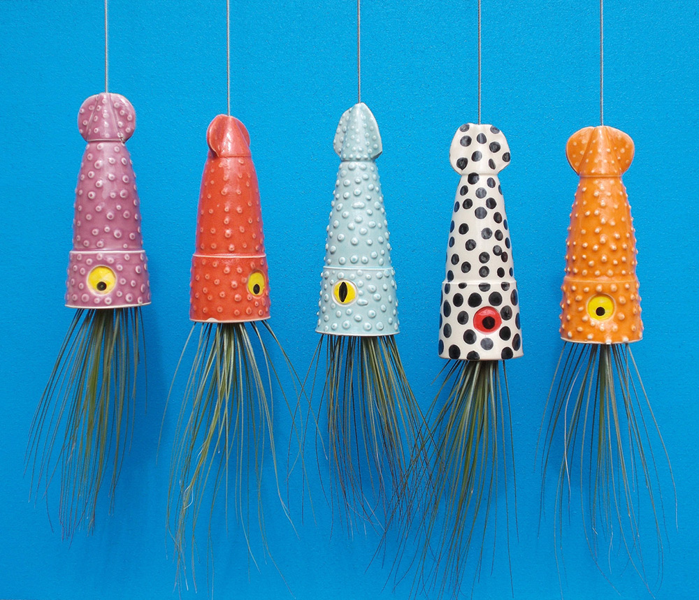 Sculture in ceramica degli artisti statunitensi Cindy e James Searles