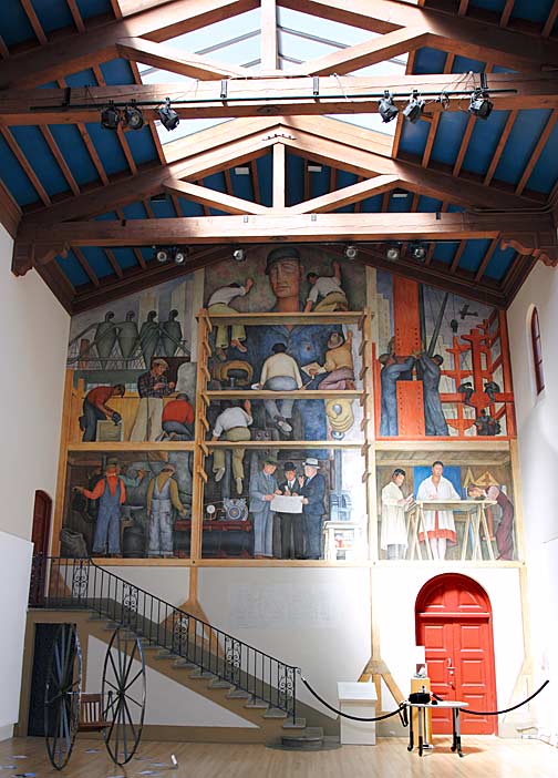 Diego Rivera - The Making of a Fresco Showing the Building of a City