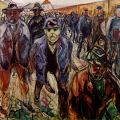Edvard Munch – Workers on their way home (1913–1915)