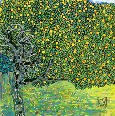 Gustav Klimt - Golden Apple Tree - 1903