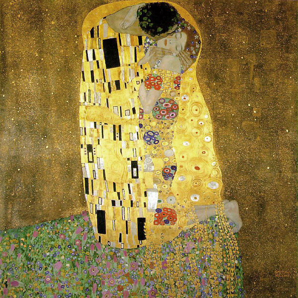 Klimt - Il Bacio, 1908