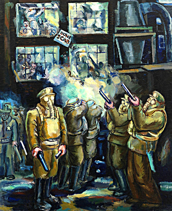 Morris Topchevsky - Strike Breakers, Company Violence (1937)