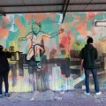 Nuovo murale dell’artista italiana Alice Pasquini (aka AliCè) al  Centro Minori stranieri non accompagnati (Roma)