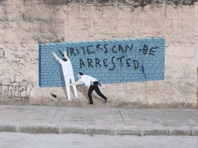 Opera dell'artista spagnolo Escif