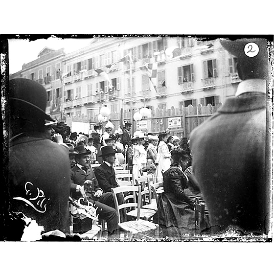 Giulio Pili - Cagliari, Largo Carlo Felice, Feste di Maggio 1899