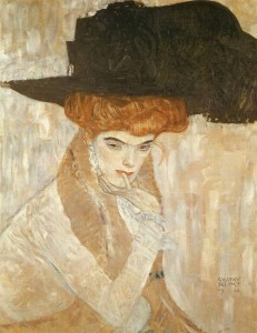 Gustav Klimt - Il cappello nero (1910)