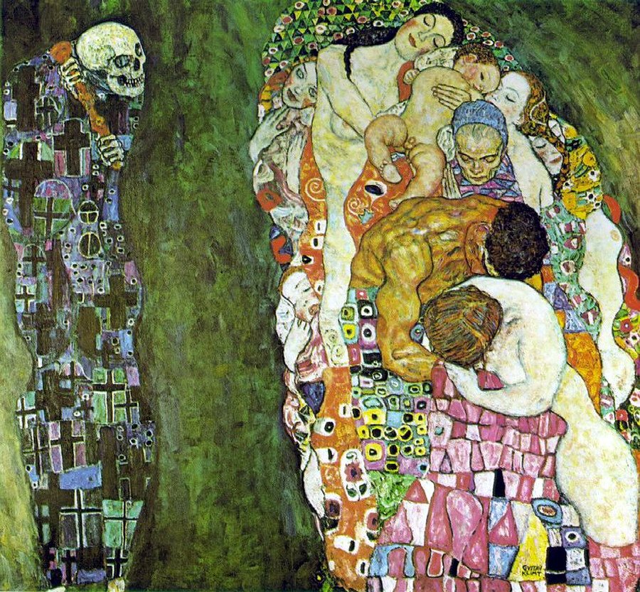 Gustav Klimt - Morte e Vita (1915)