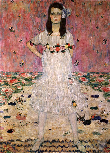 Gustav Klimt - Portrait of Mäda Primavesi (1912)