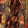 Gustav Klimt – The Polecat Fur (unfinished) (1916)