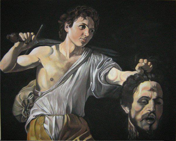 Marcello Rosas - David con testa di Golia - Copia Caravaggio