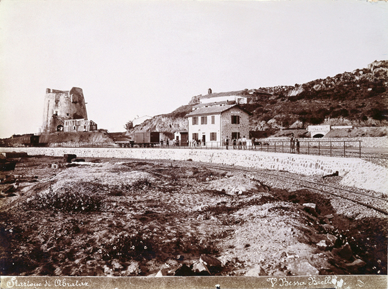 Vittorio Besso - Ferrovie Secondarie della Sardegna, Stazione di Arbatax, 1888 ca