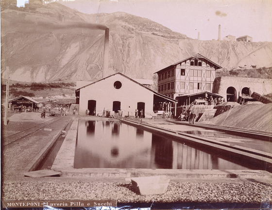 Vittorio Besso - Miniere di Monteponi, Laveria Calamine 1887 ca