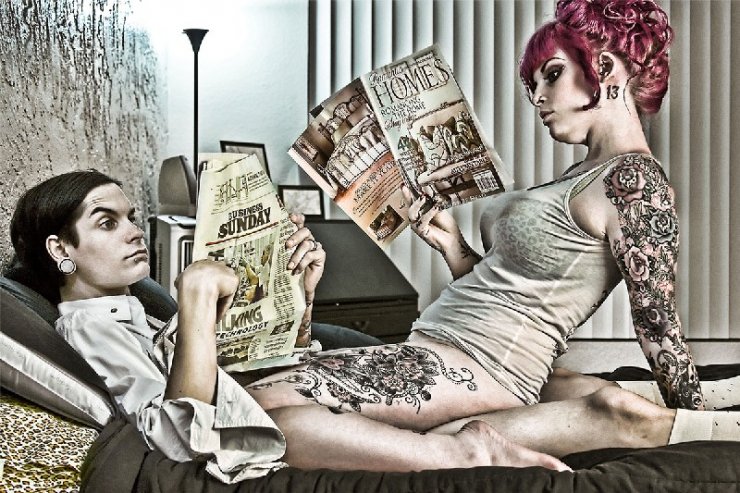 Scatto del fotografo statunitense I Must Be Dead