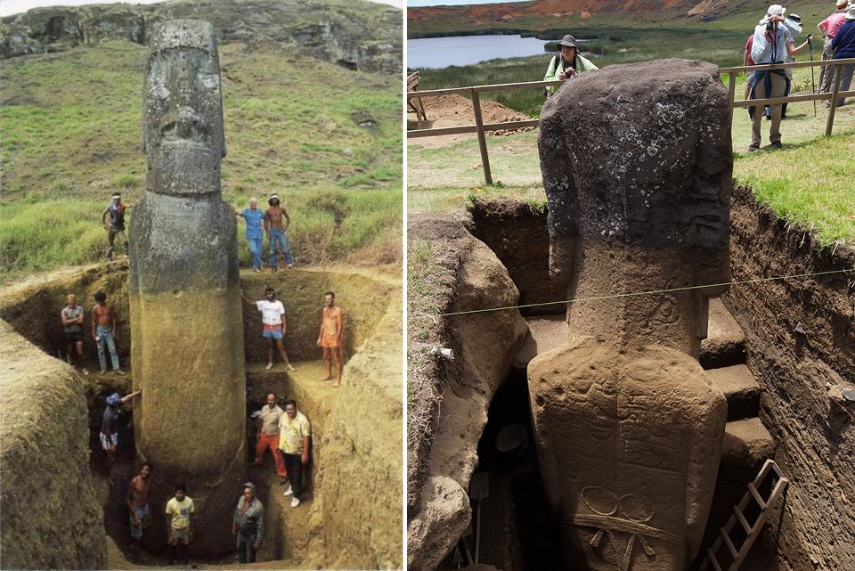 Isola di Pasqua - Scavi