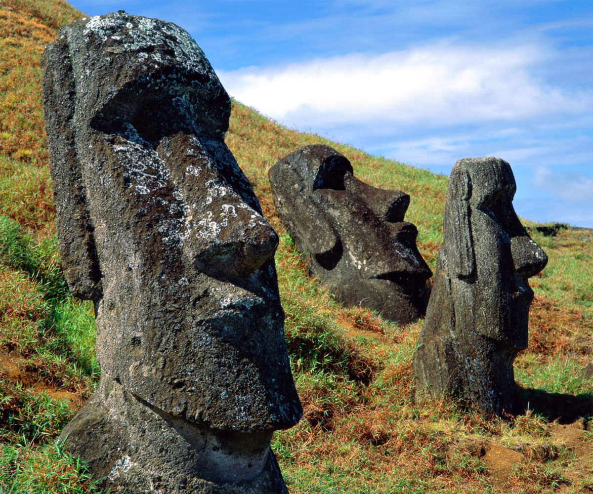 Isola di Pasqua - Statue moai