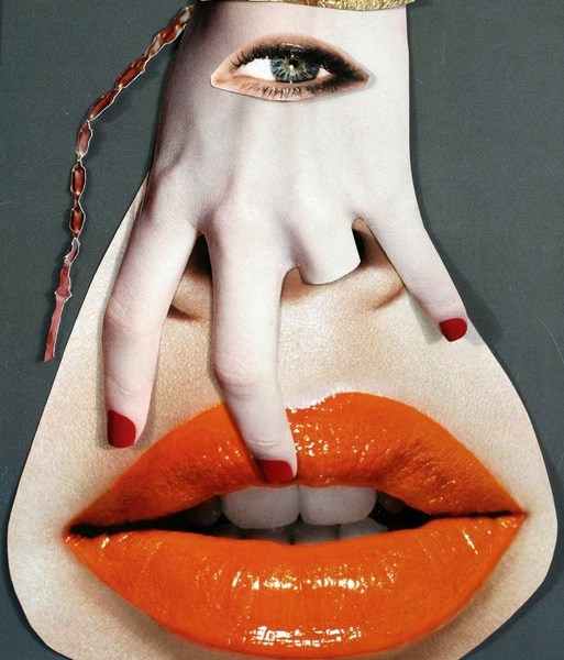 Collage dell'artista brasiliana Vanessa Lamounier de Assis