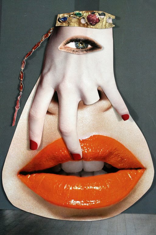 Collage dell'artista brasiliana Vanessa Lamounier de Assis