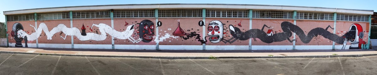 Guerrilla spam - MONSTERS BEHIND THE MASK