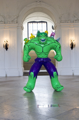 Hulk (Friends) di Jeff Koons