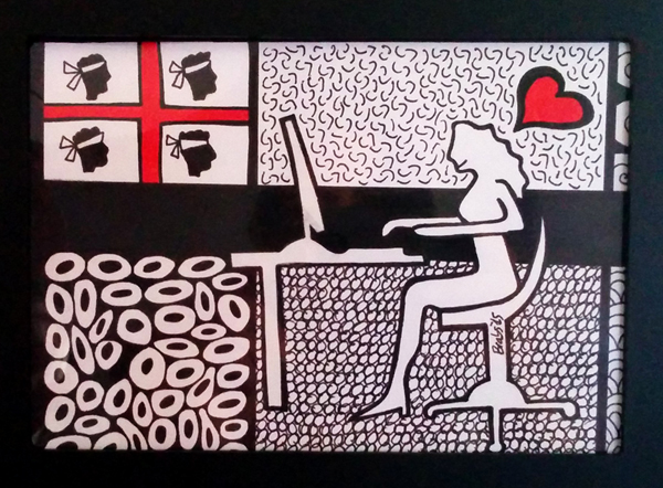 Colorminazione illustrata - Pannello - step 1