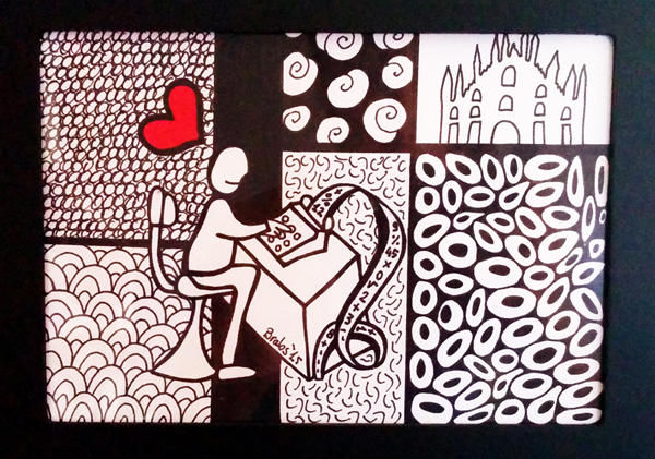 Colorminazione illustrata - Pannello - step 2