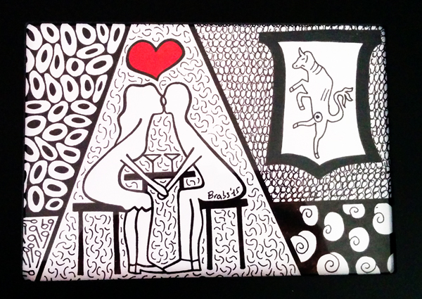 Colorminazione illustrata - Pannello - step 4