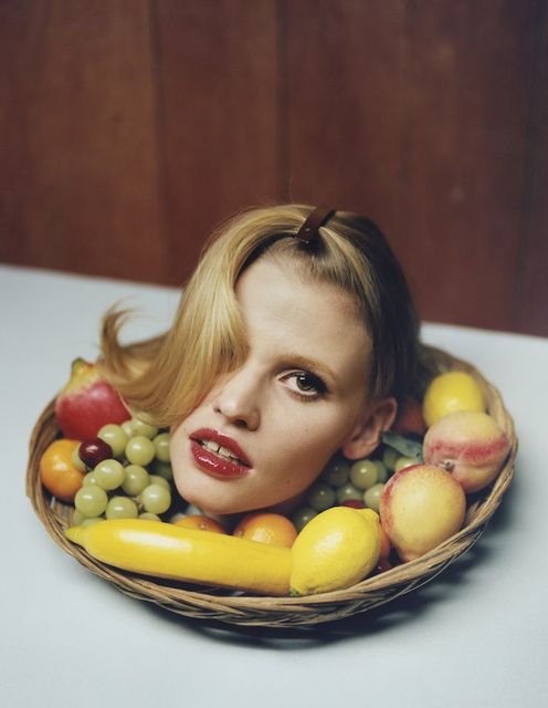 Lara Stone by Tyrone Lebon
