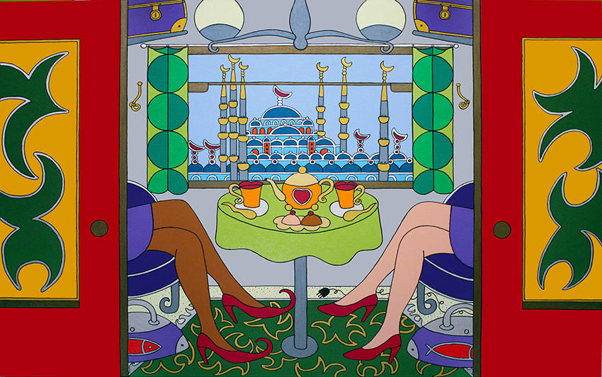 Giampaolo Atzeni - Orien Express Istanbul 2012 100x120