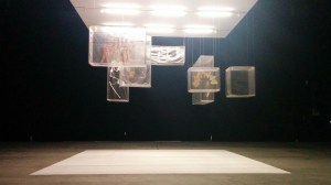 set elements for "Walkaround Time" by Jasper Johns