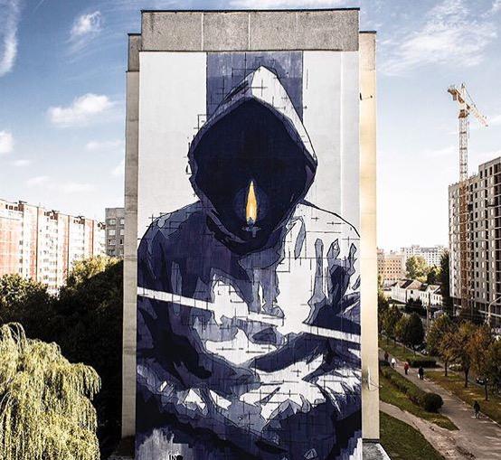 "Man With No Name" by iNO (Minsk 2015)